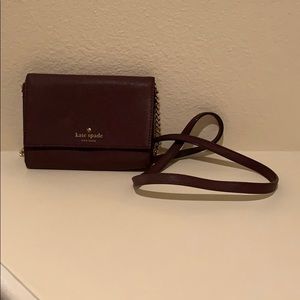 Kate Spade Burgundy Cameron Crossbody